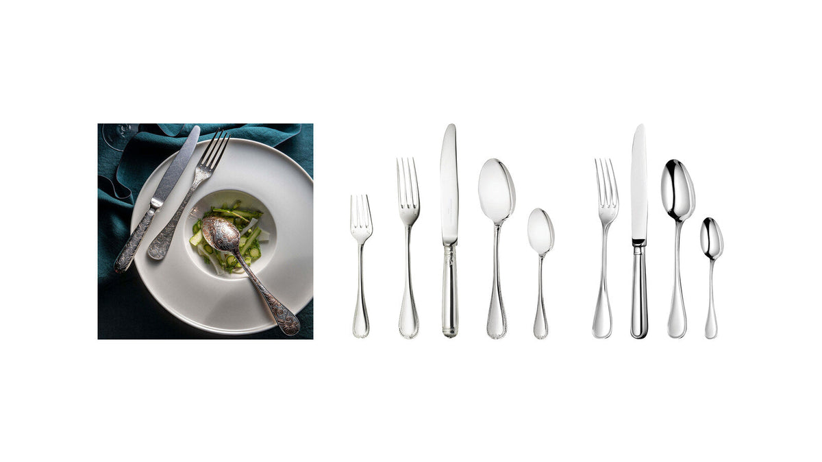 Christofle Jardin d'Eden, Malmaison and Albi flatware – a guide to Christofle flatware patterns