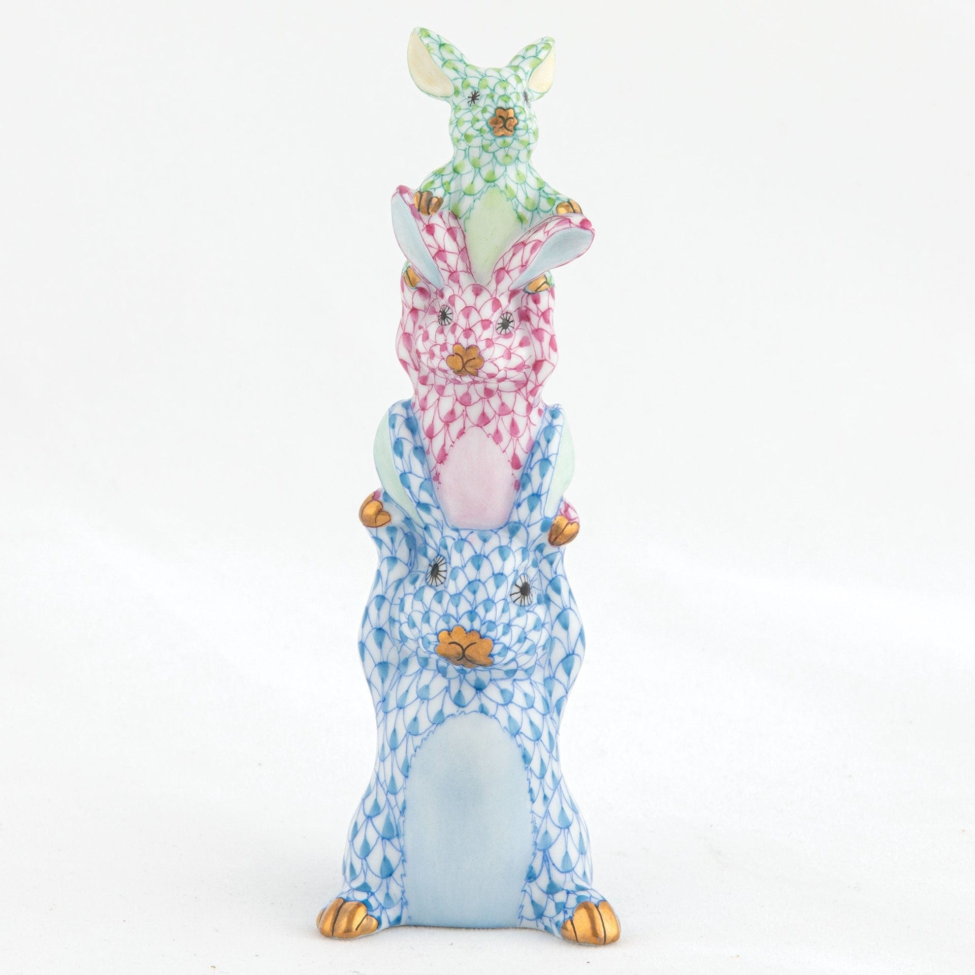 Herend Bunnies Figurines