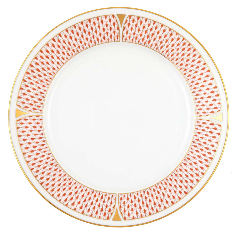 Herend Art Deco Rust Dinnerware