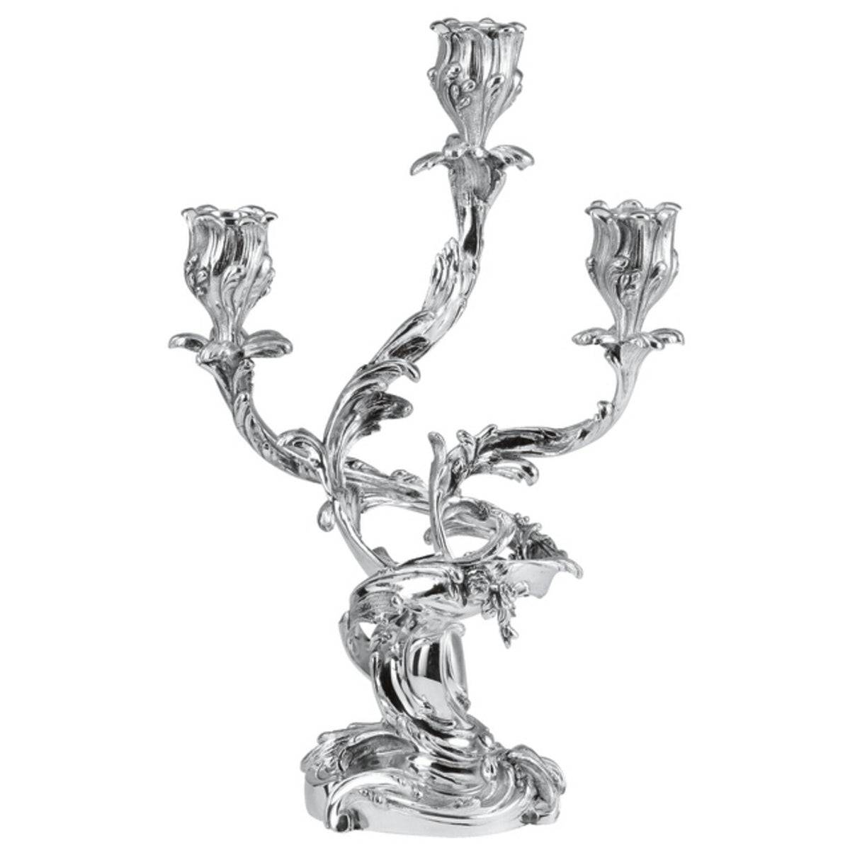 Ercuis Home Decor - Ercuis Prestige Louis XV Candle Holder - 3 Lights