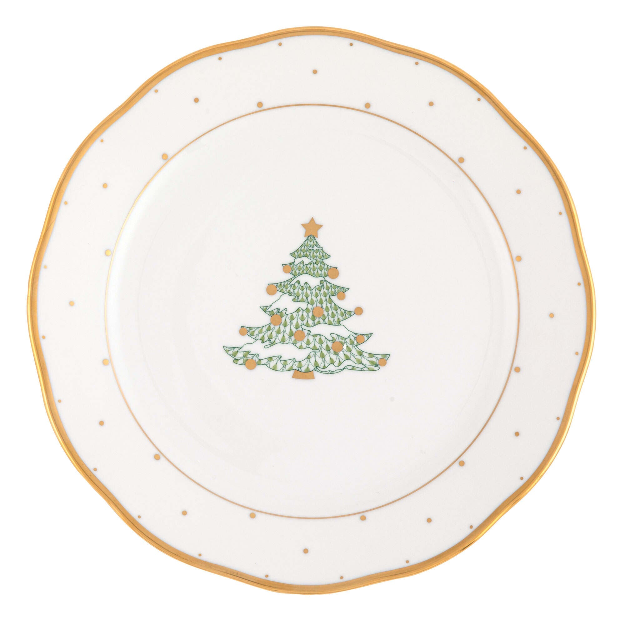 Herend Christmas dinner plate
