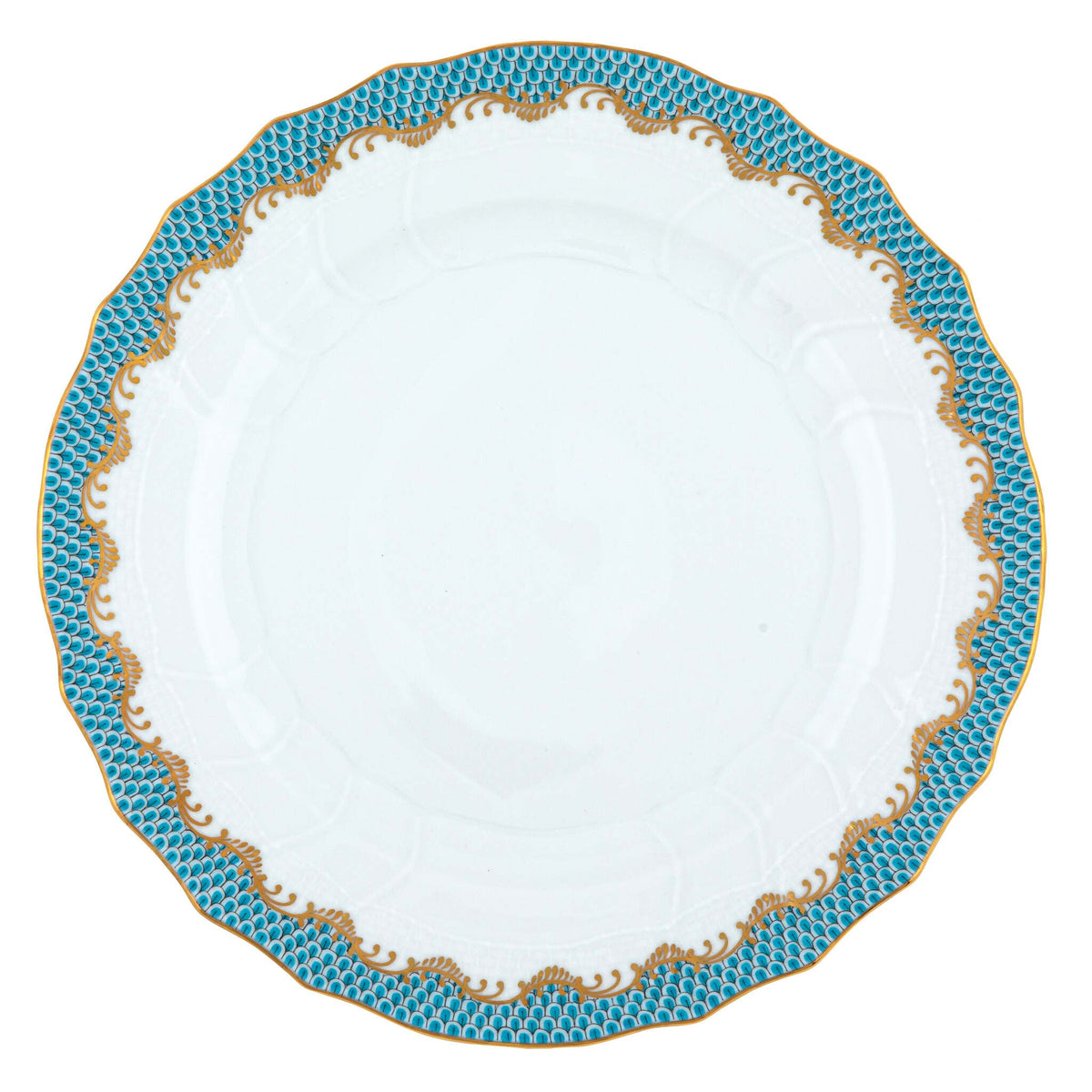 Herend Fish Scale Turquoise