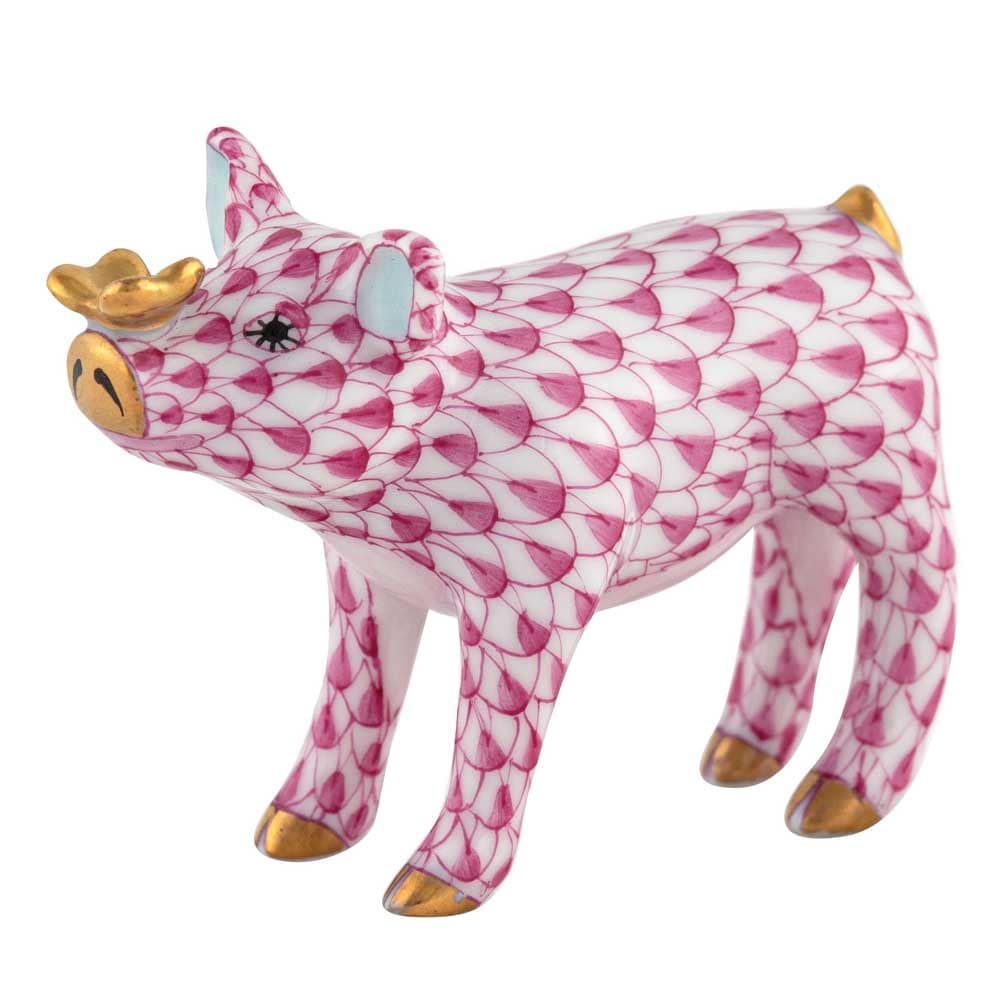Herend Pigs Figurines