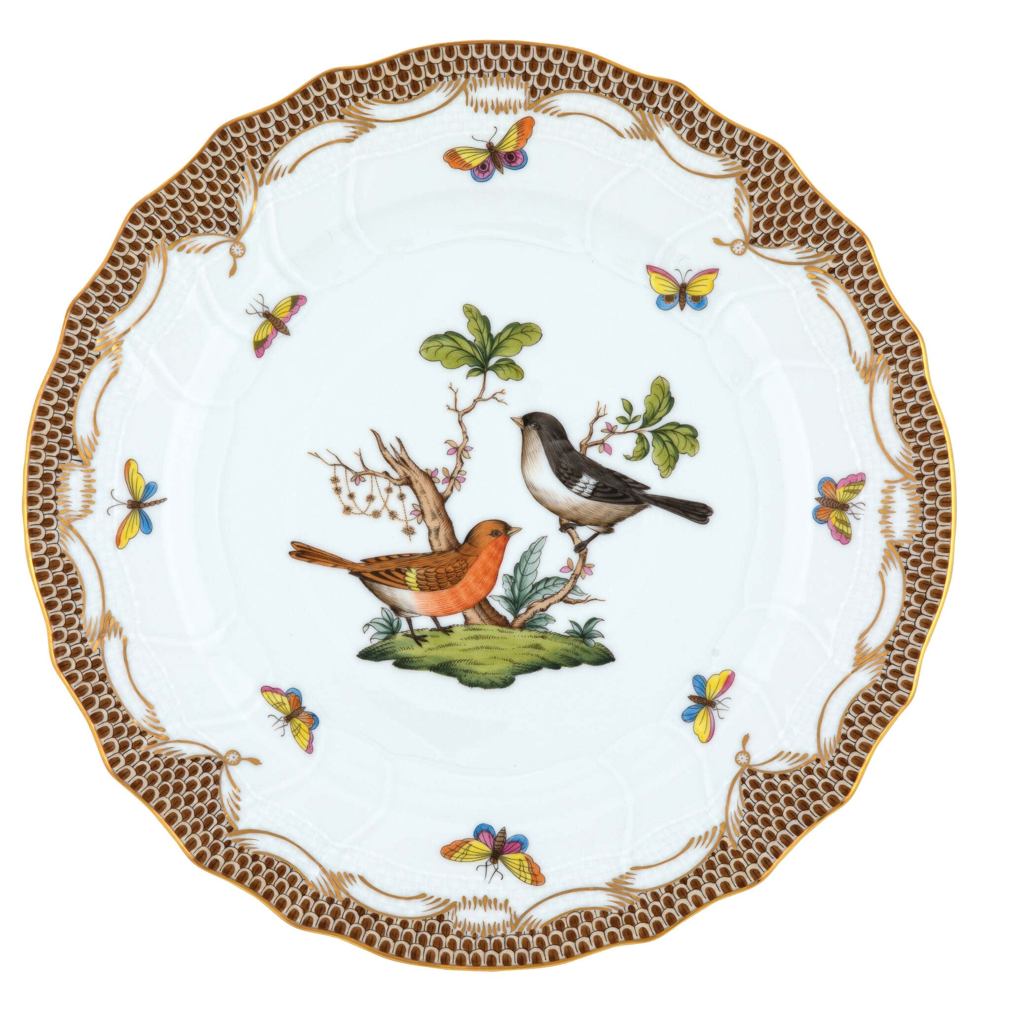 Herend Rothschild Bird dinner plate