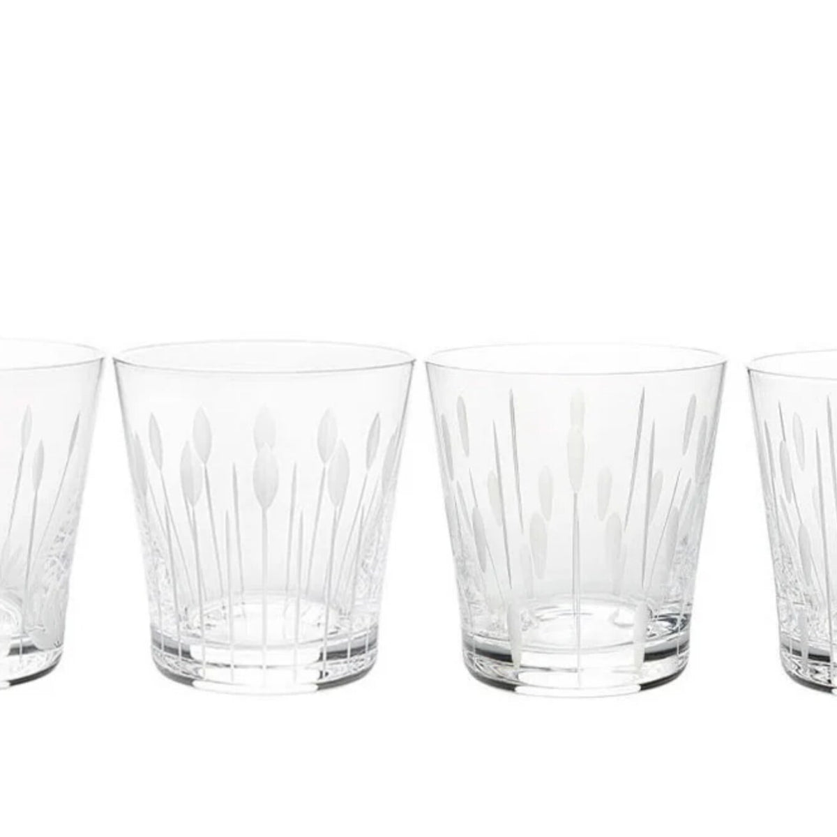 Lalique Lotus Tumblers, 30cl, set of 4