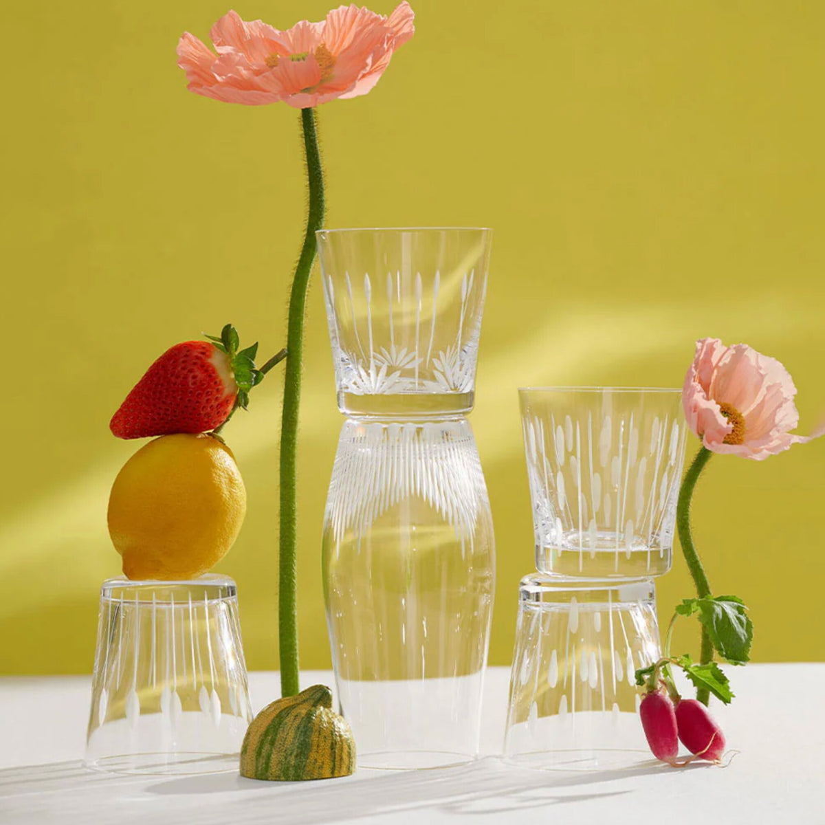 Lalique Lotus Tumblers, 20cl, set of 4 — view 2