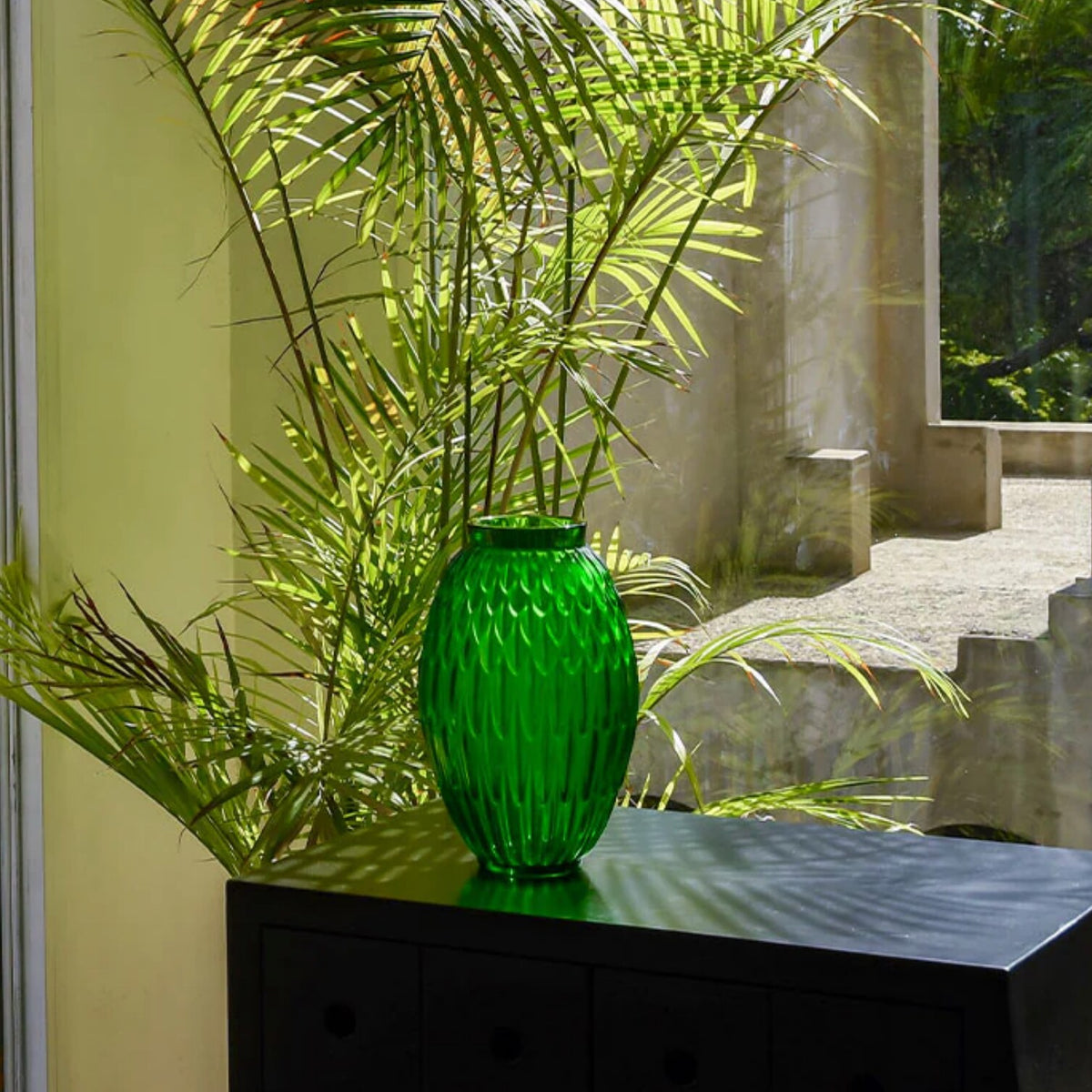 Lalique Plumes Vase — view 5