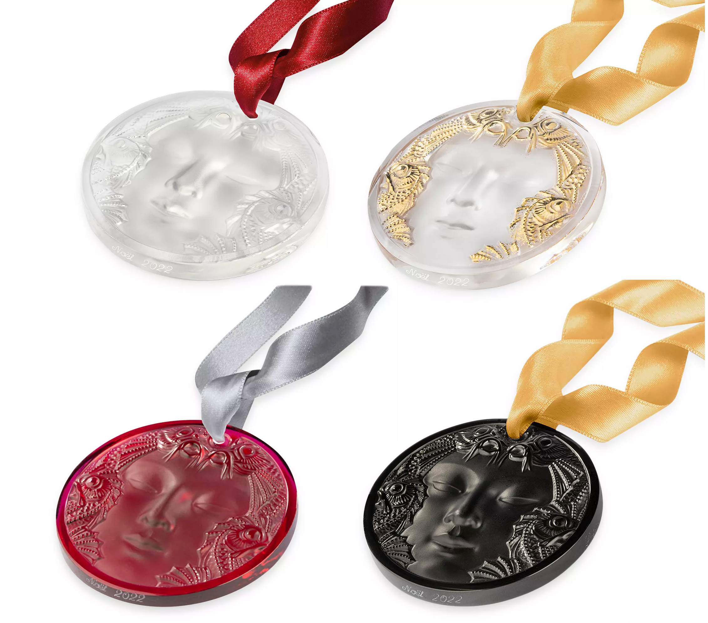 Lalique Masque de Femme Ornament