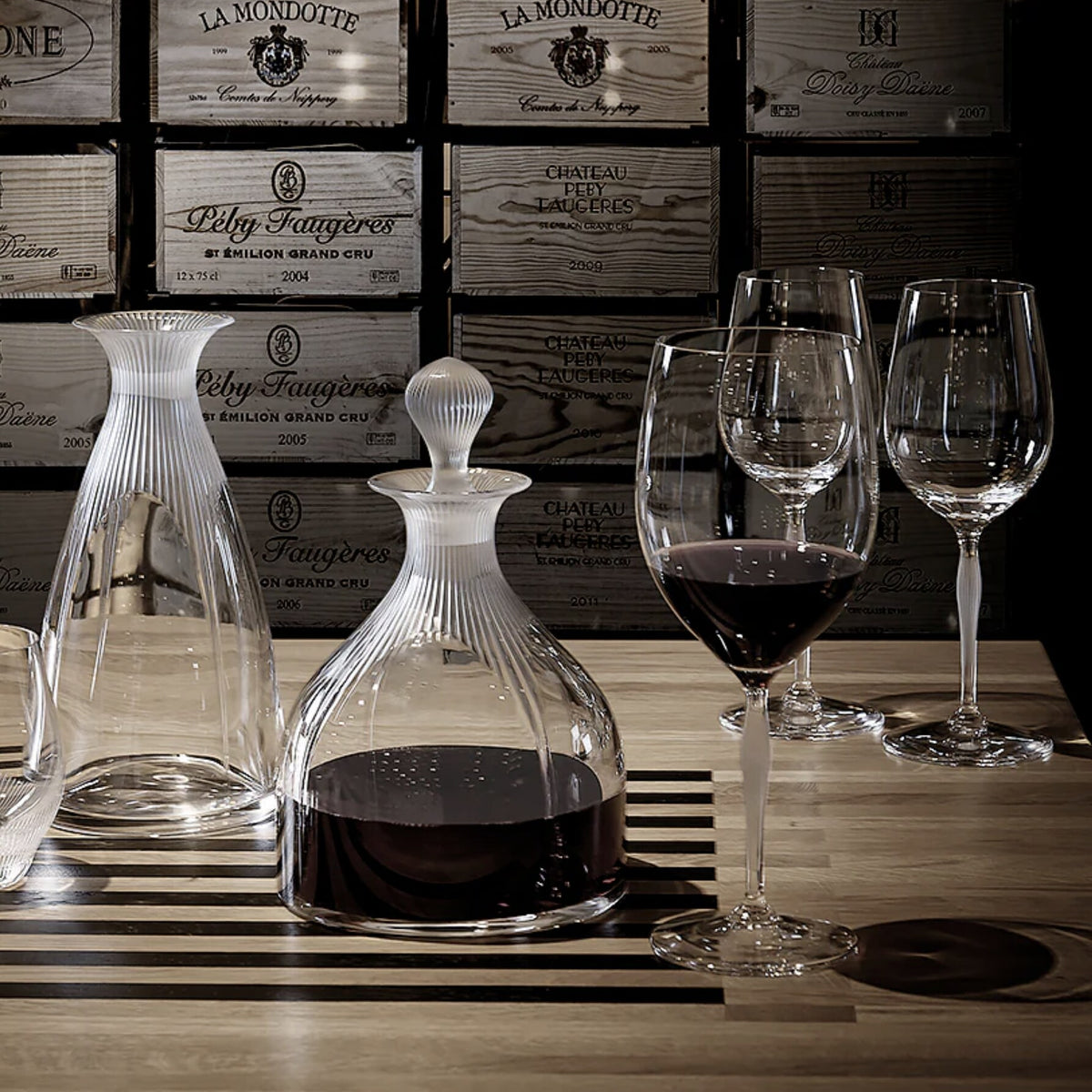 Lalique 100 Points Bordeaux Glasses