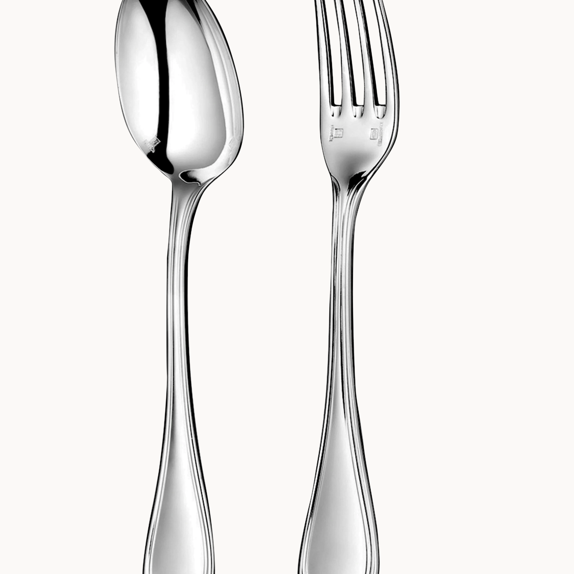 Christofle Albi Children’s Two-Piece Flatware Set, Silver-Plated