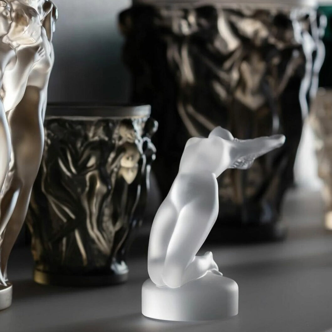 Lalique Chrysis Statue — view 2