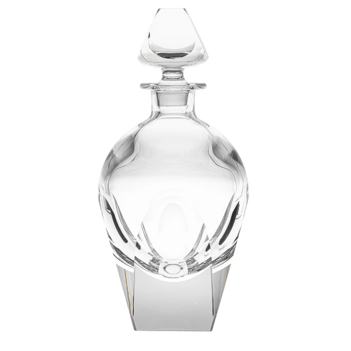 Moser Bar Decanter + 2 Whisky Glasses