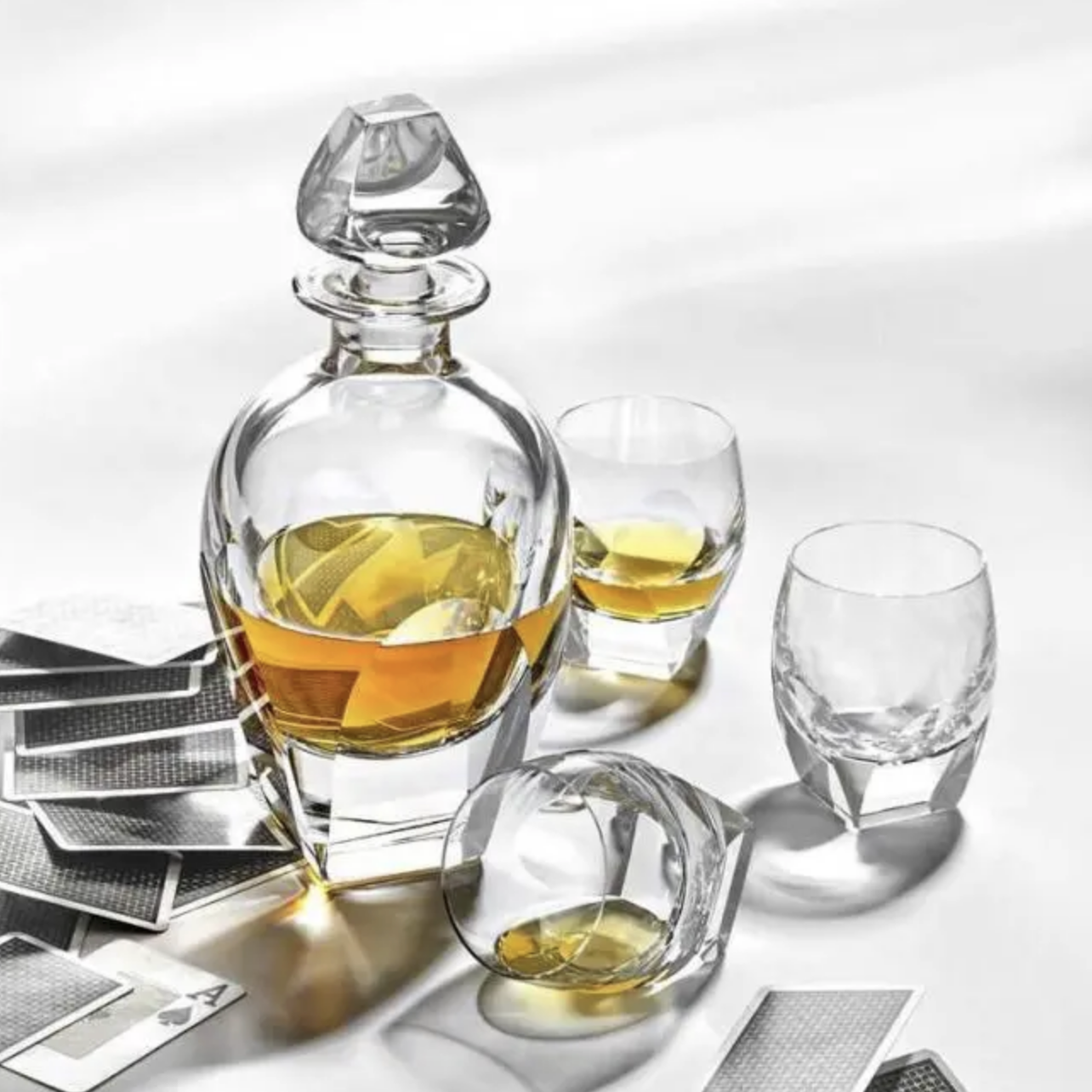 Moser Bar Decanter + 2 Whisky Glasses — view 3
