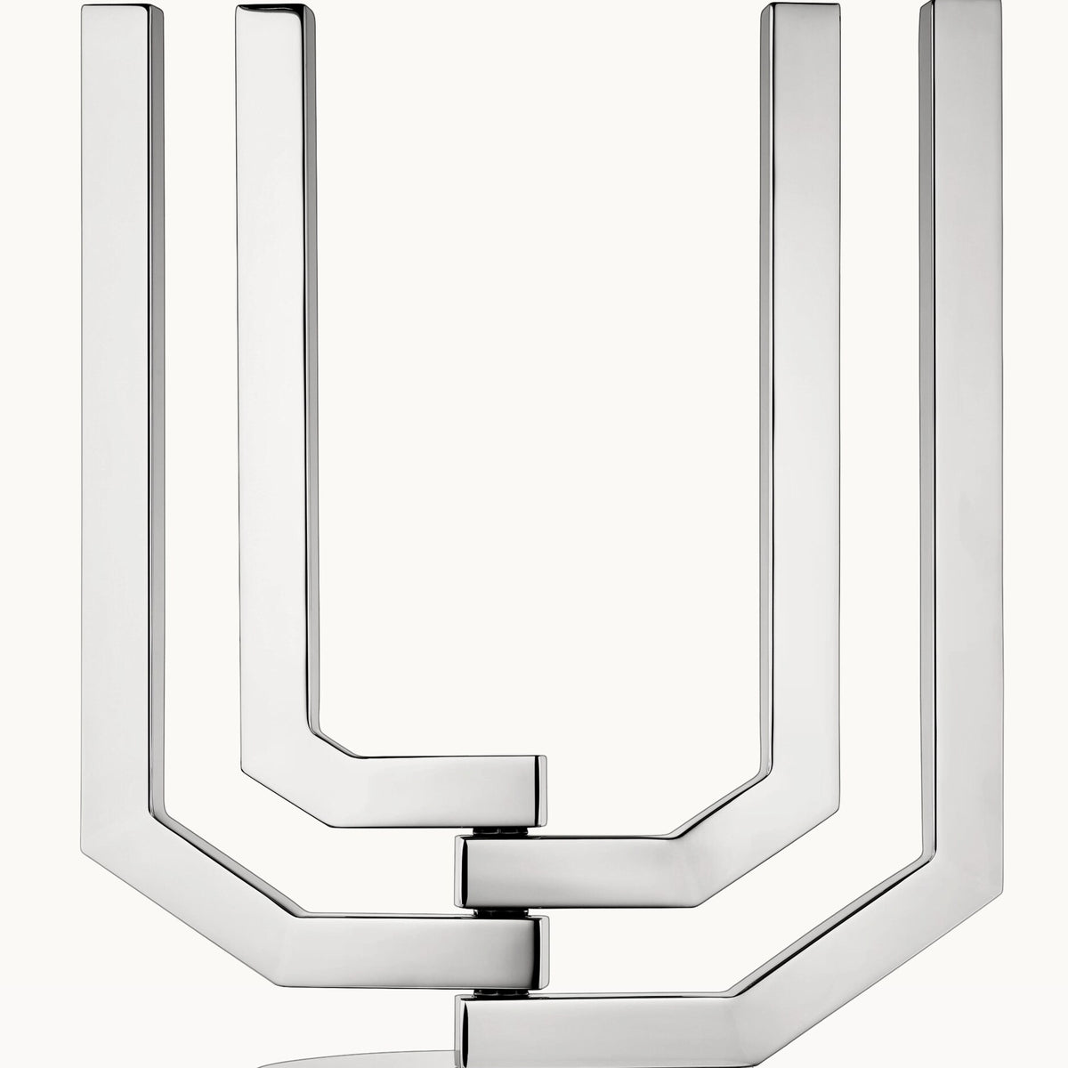 Christofle Arborescence 4-Arm Candelabra, Stainless Steel
