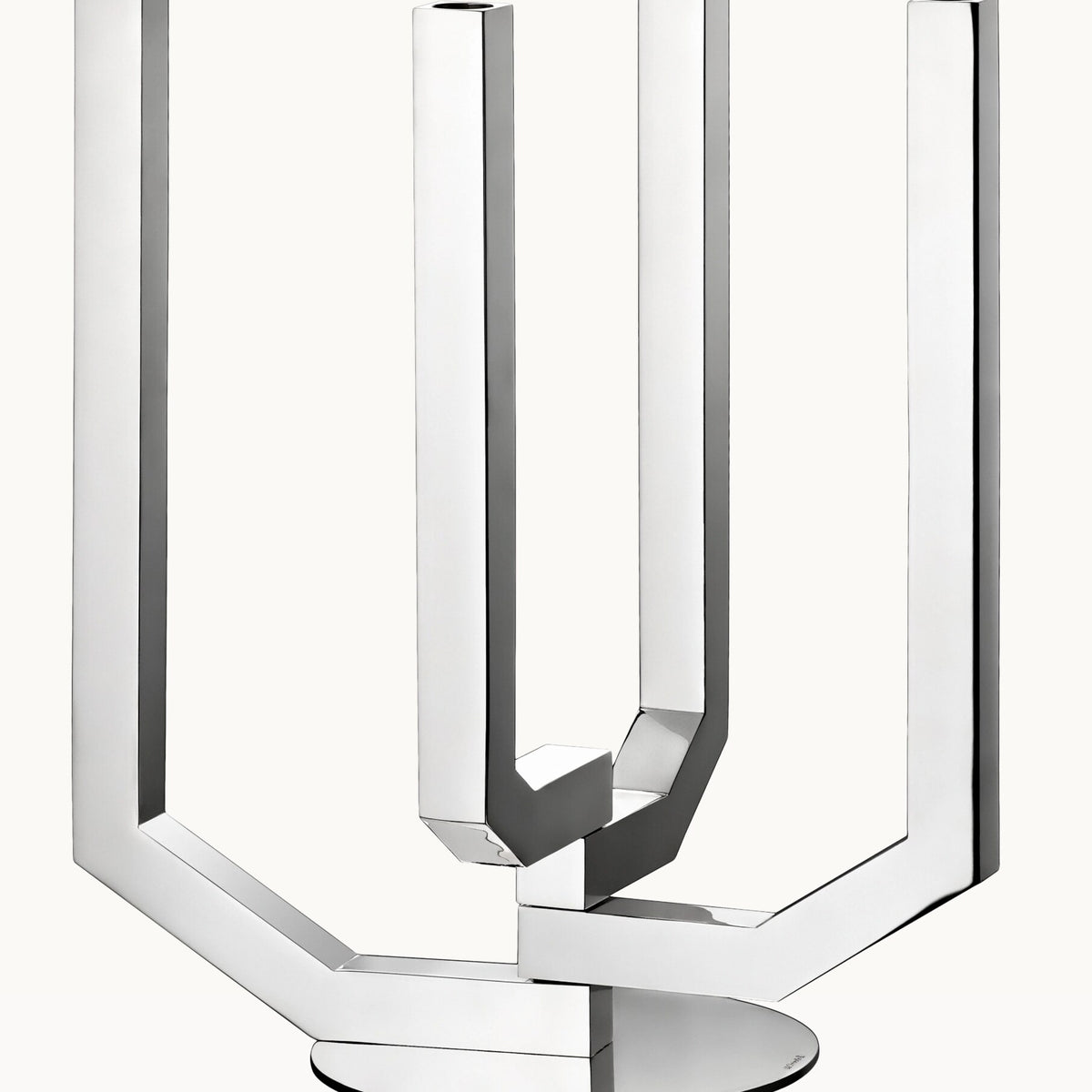 Christofle Arborescence 4-Arm Candelabra, Stainless Steel — view 2