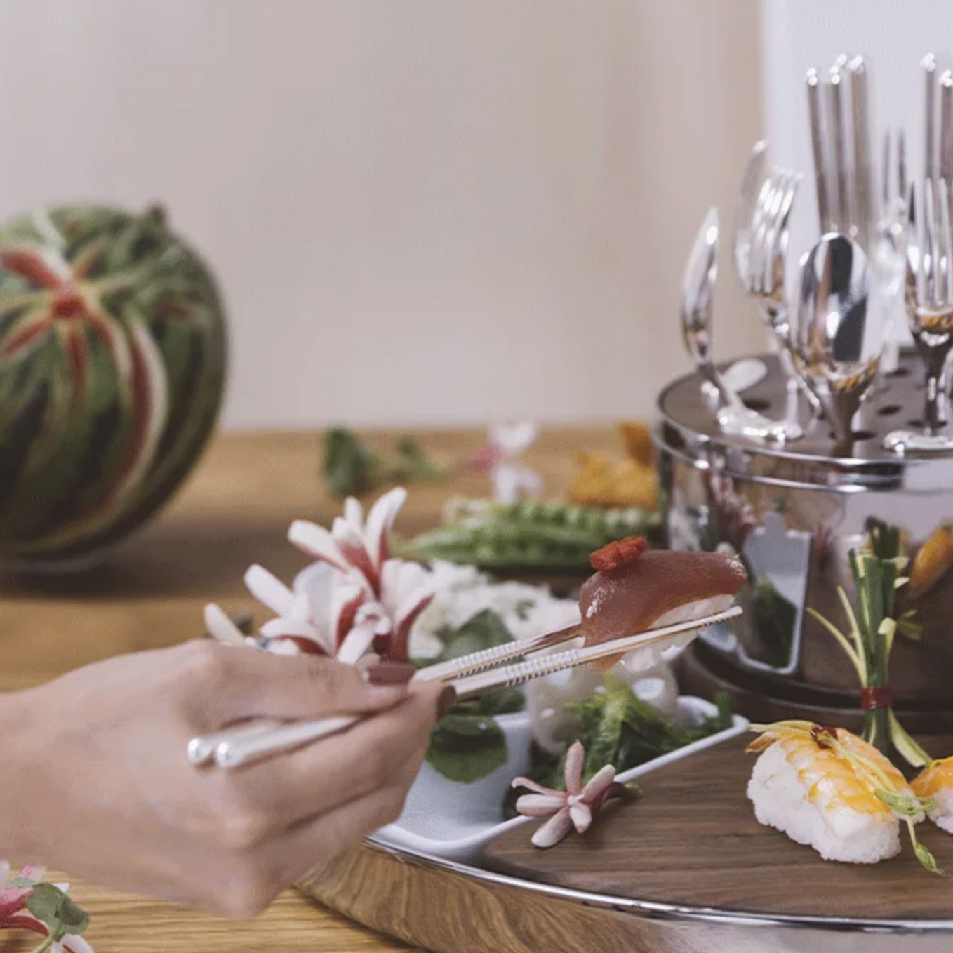 Christofle MOOD Asia 24-piece Flatware Set, Silver-Plated — view 5