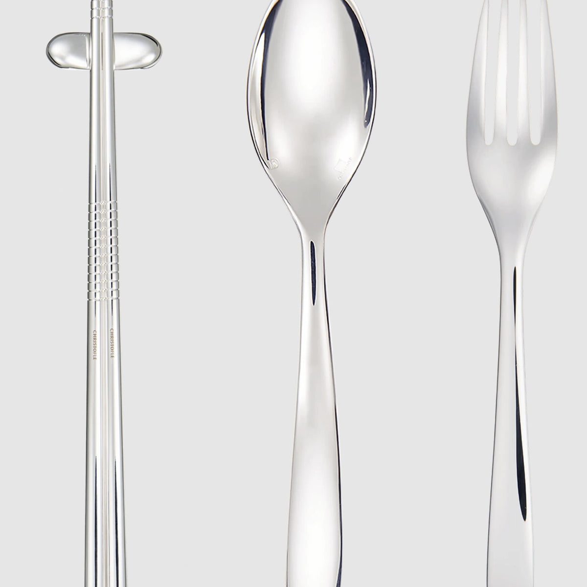 Christofle MOOD Asia 24-piece Flatware Set, Silver-Plated — view 3