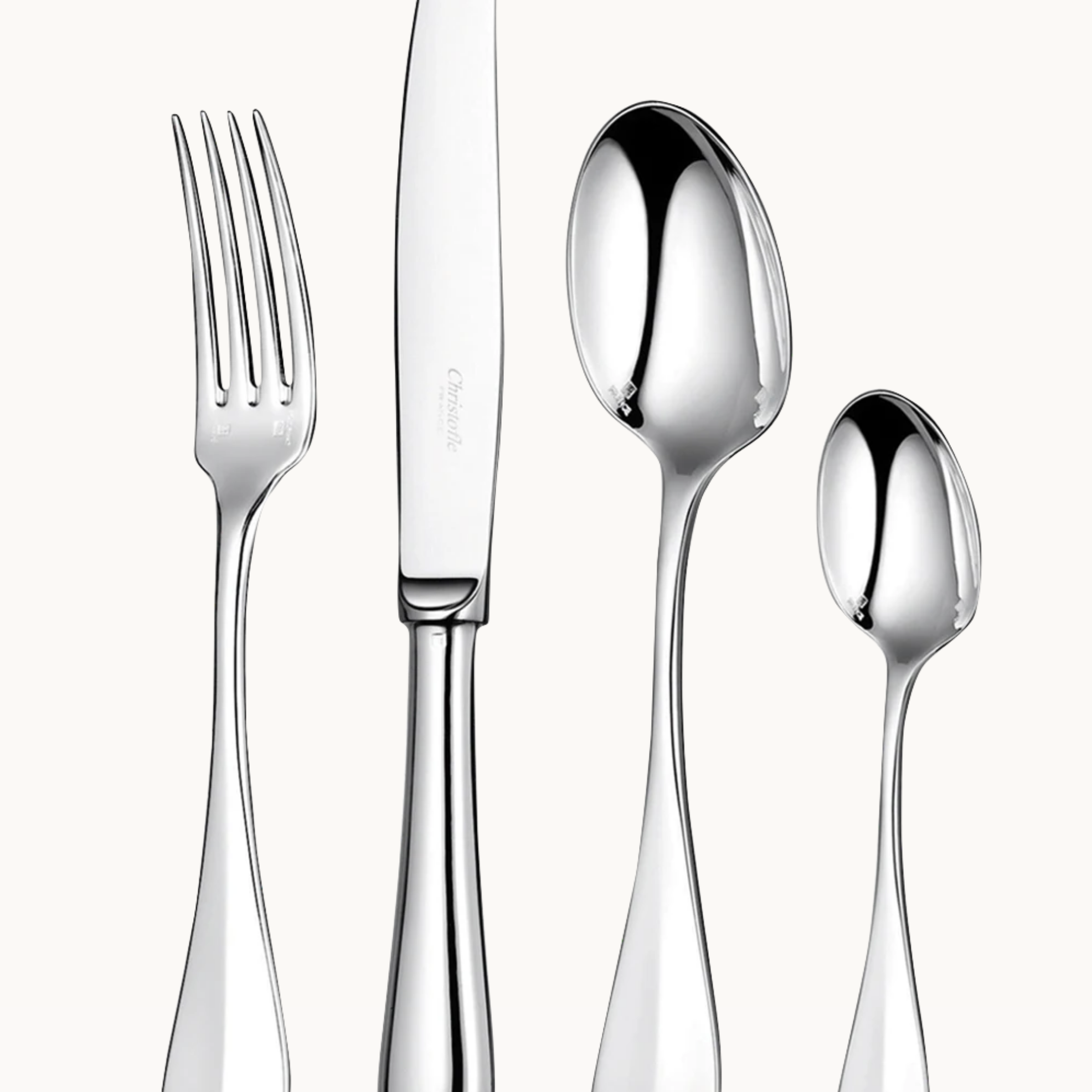 Christofle Fidelio Flatware Set, Silver-Plated