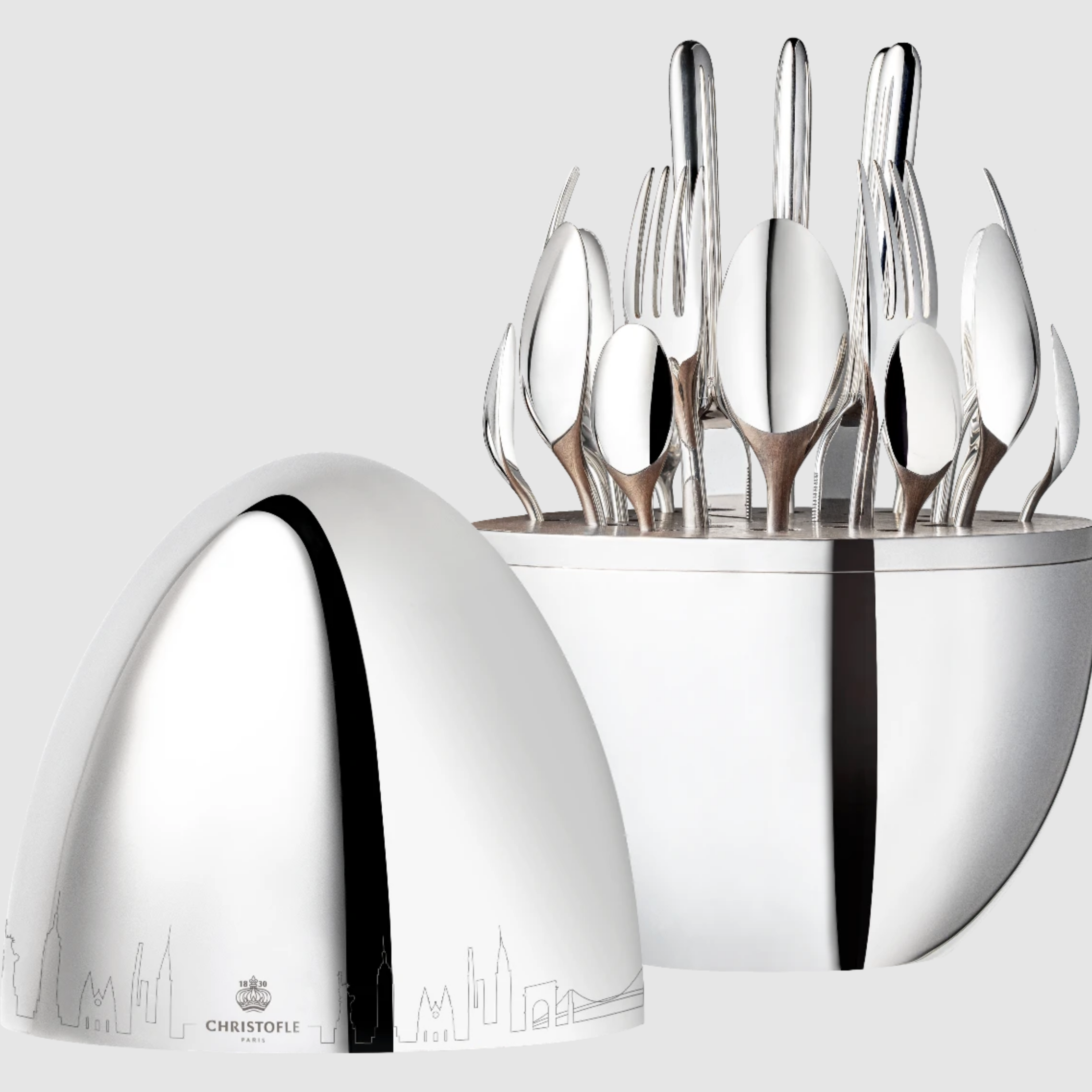 Christofle MOOD New York Skyline Flatware Set