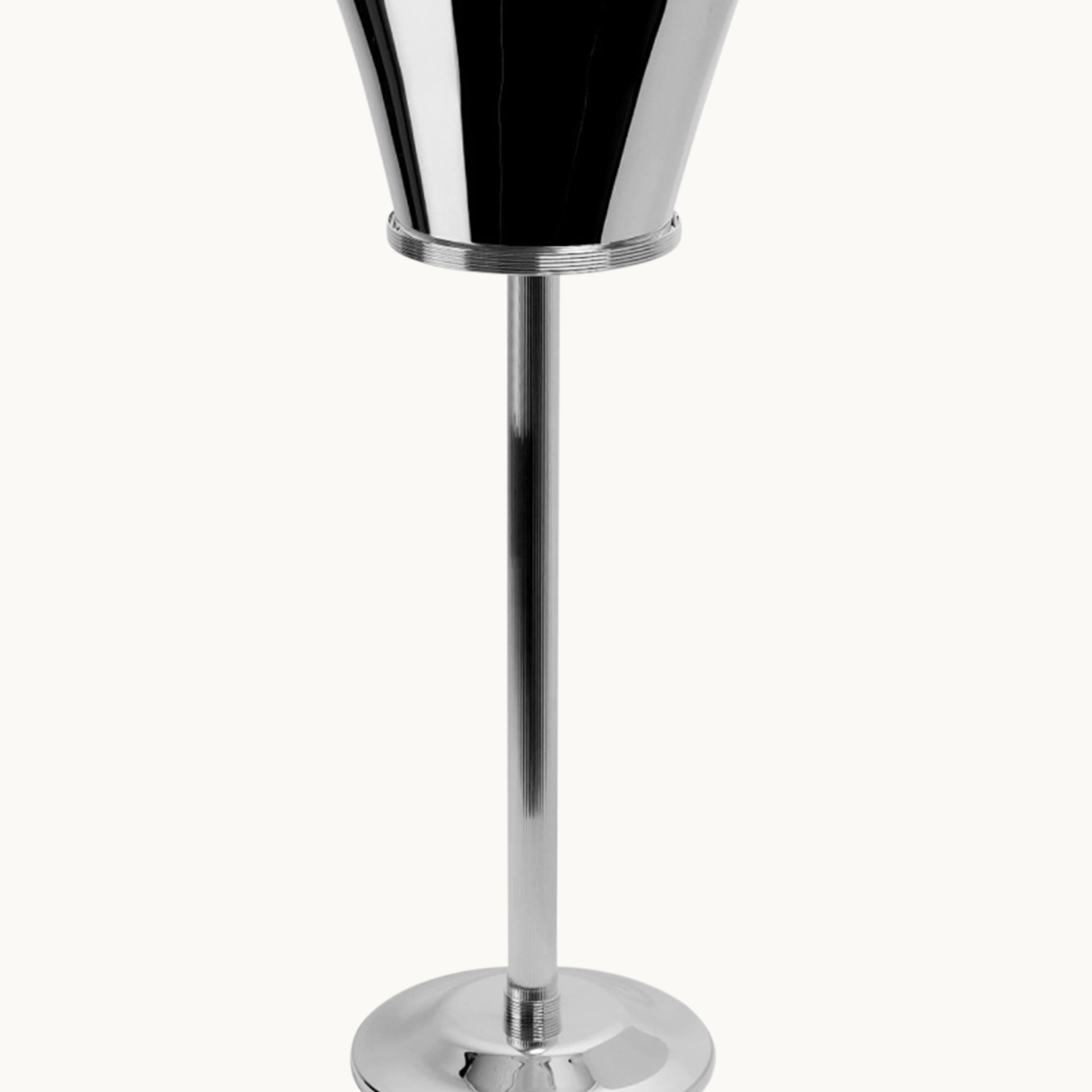 Christofle K+T Two-Bottle Champagne Cooler Bucket and Stand, Silver-Plated