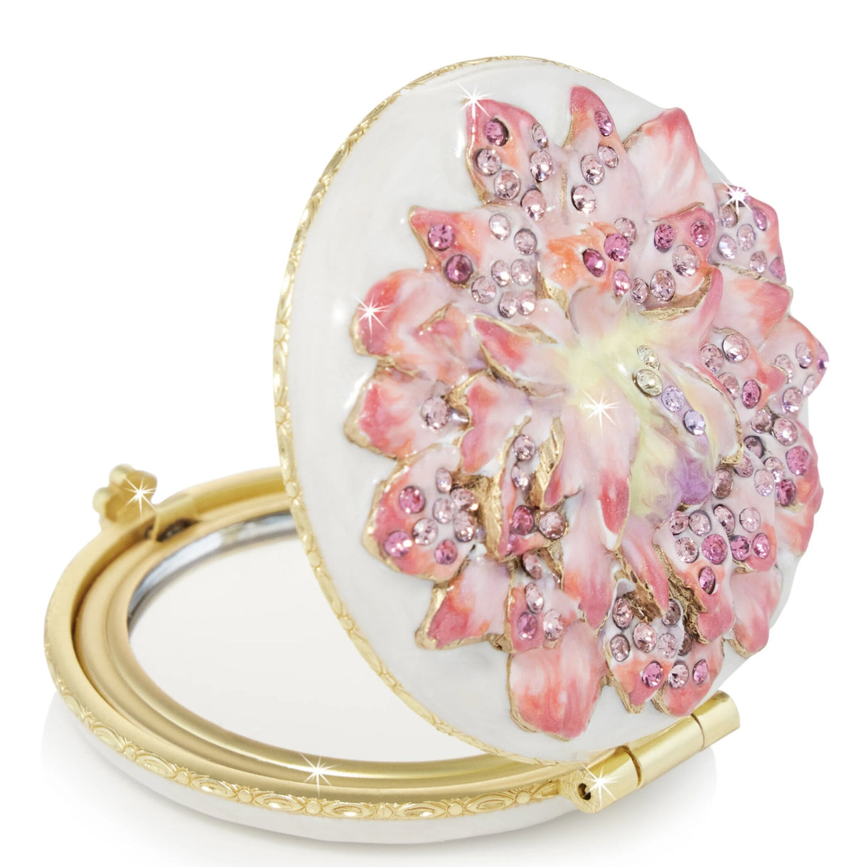 Jay Strongwater Morgan Dahlia Compact — view 2