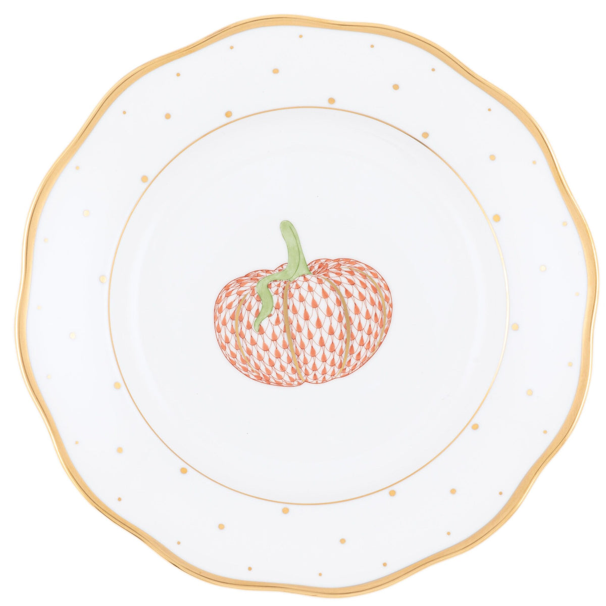 herend-dessert-plate-pimpkin