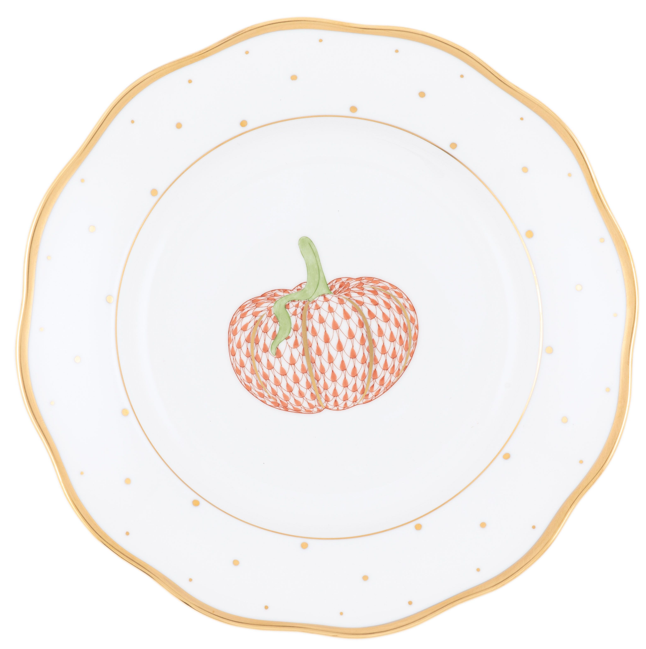 herend-dessert-plate-pimpkin