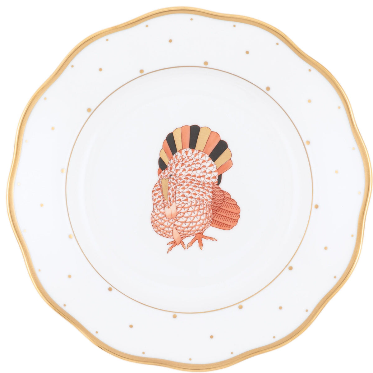 herend-dessert-plate-turkey