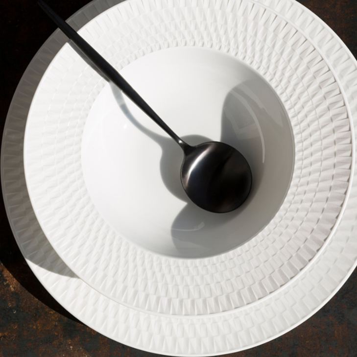 Bernardaud Twist Dinner Plates, set of 8 — view 4