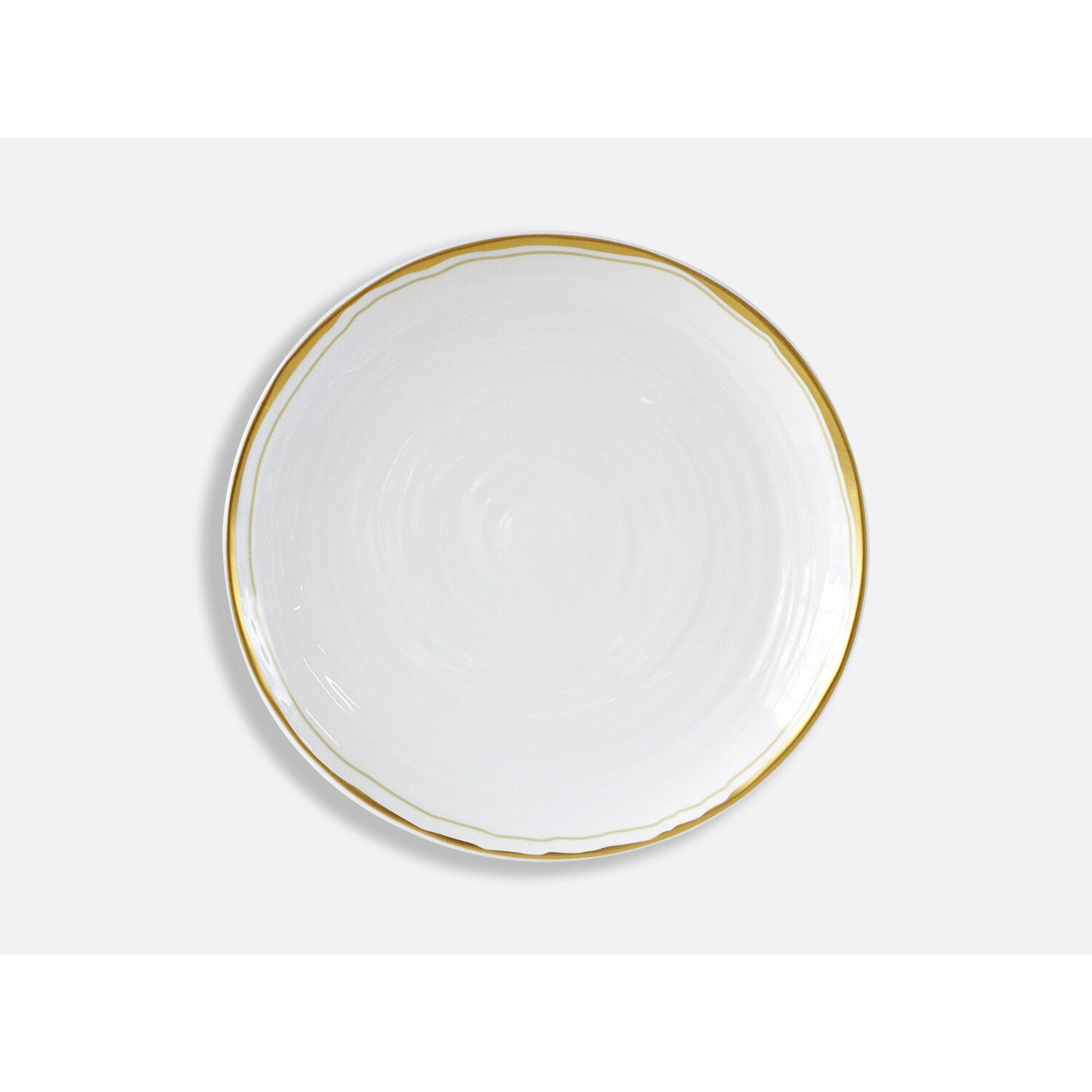 Bernardaud Coupe plate 10.6", Limoges porcelain, Albâtre collection, on a white background