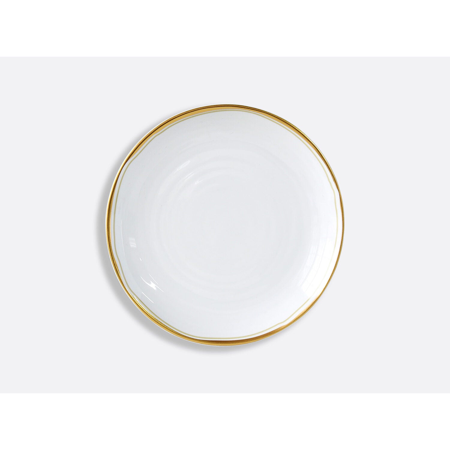 Bernardaud Coupe plate 8.5", Limoges porcelain, Albâtre collection, on a white background