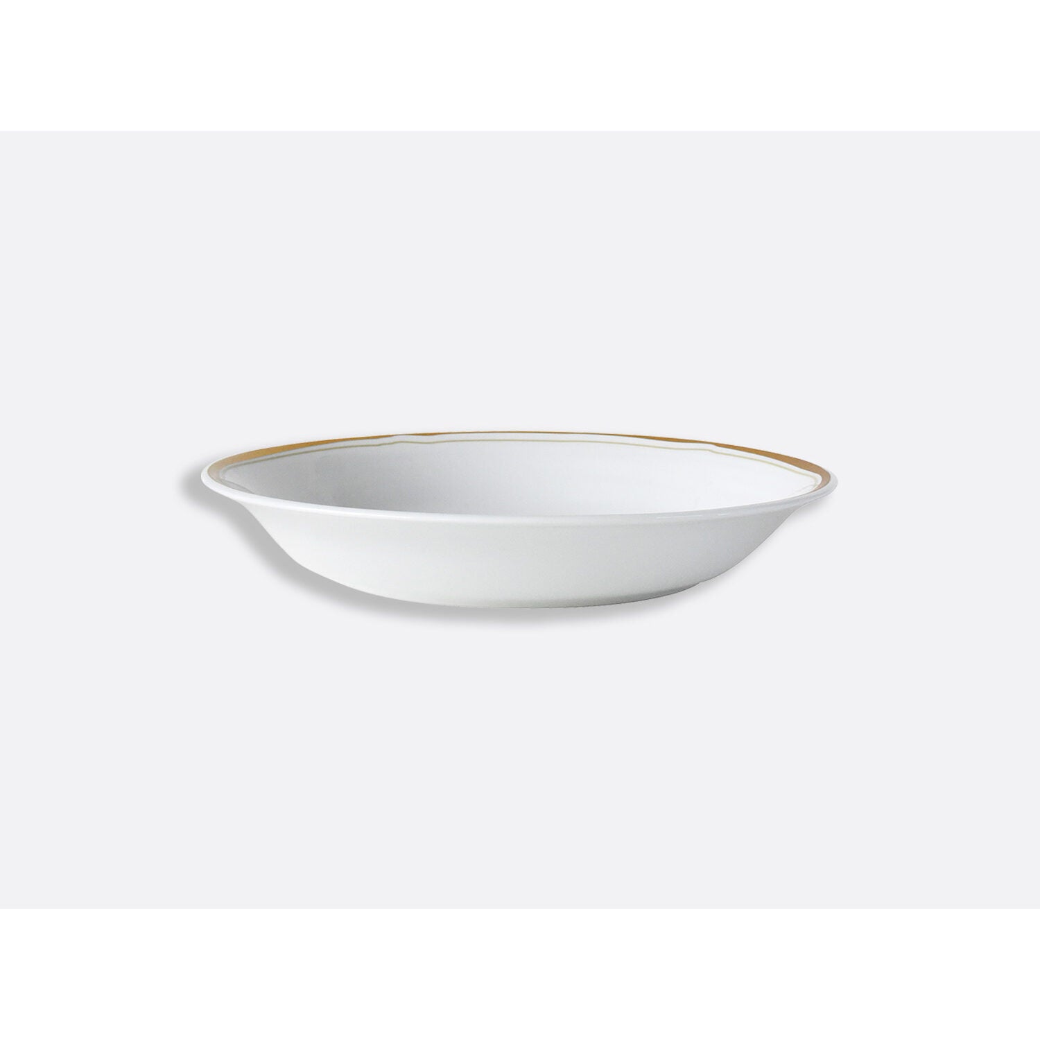 Bernardaud Deep round dish 12", Limoges porcelain, Albâtre collection, detail view