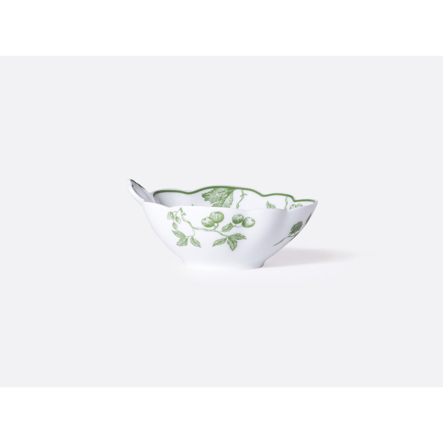 Bernardaud Candy dish, Limoges porcelain, Albertine collection, detail view
