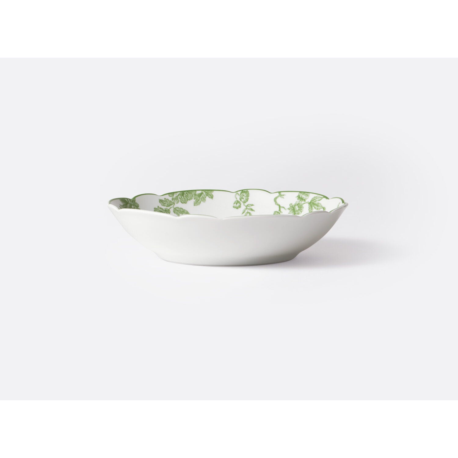 Bernardaud Coupe soup 7.5", Limoges porcelain, Albertine collection, detail view