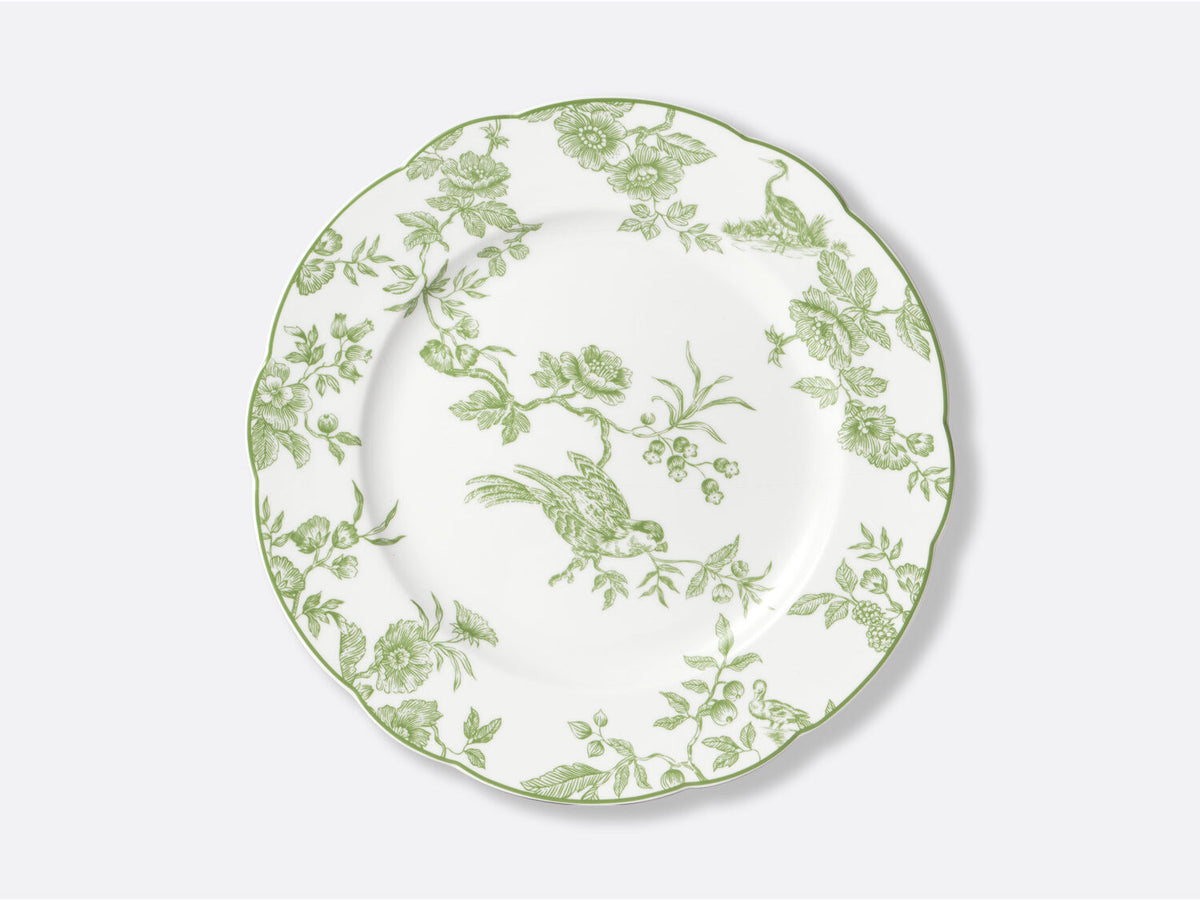 Bernardaud Dinner plate 10.5", Limoges porcelain, Albertine collection, on a white background