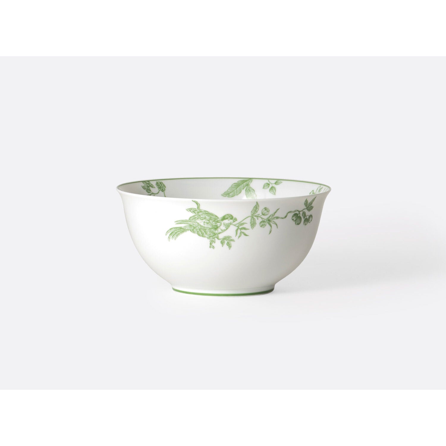 Bernardaud Noodle bowl 17 oz, Limoges porcelain, Albertine collection, on a white background