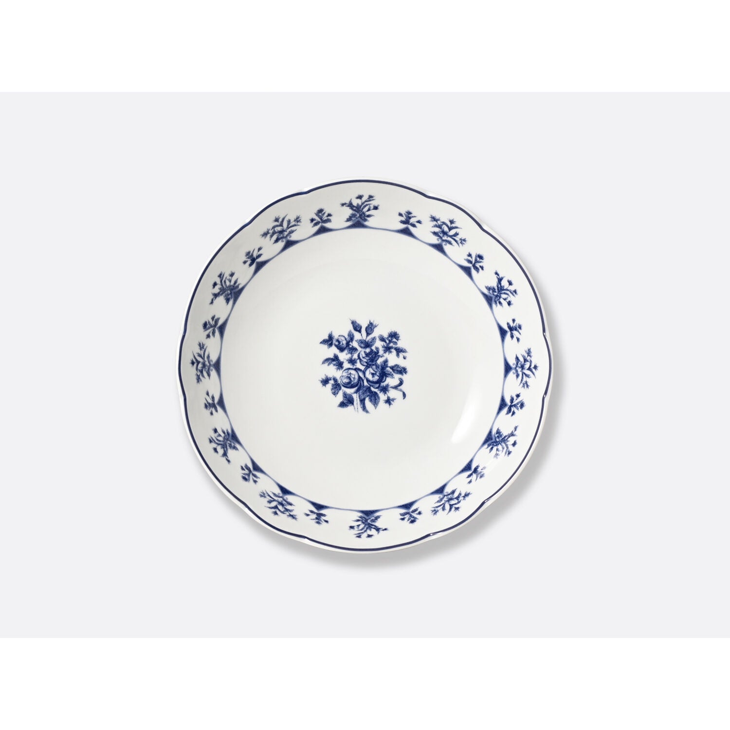 Bernardaud Coupe soup 7.5", Limoges porcelain, Chateaubriand Couleur collection, on a white background