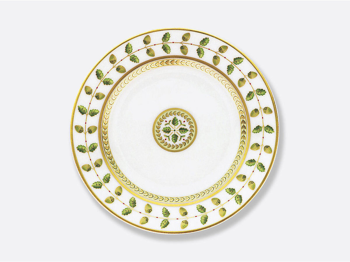Bernardaud Dinner plate 10.5", Limoges porcelain, Constance collection, on a white background