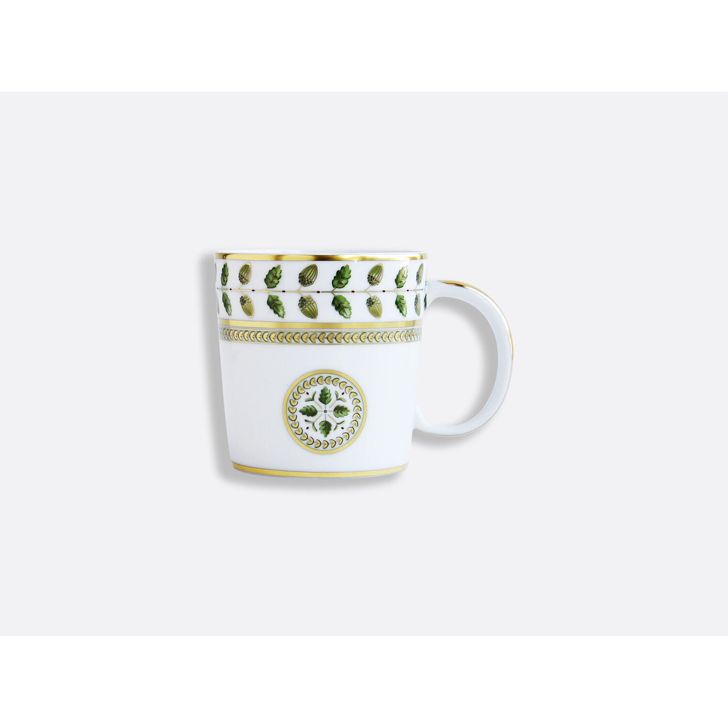 Bernardaud Mug 7 oz, Limoges porcelain, Constance collection, on a white background