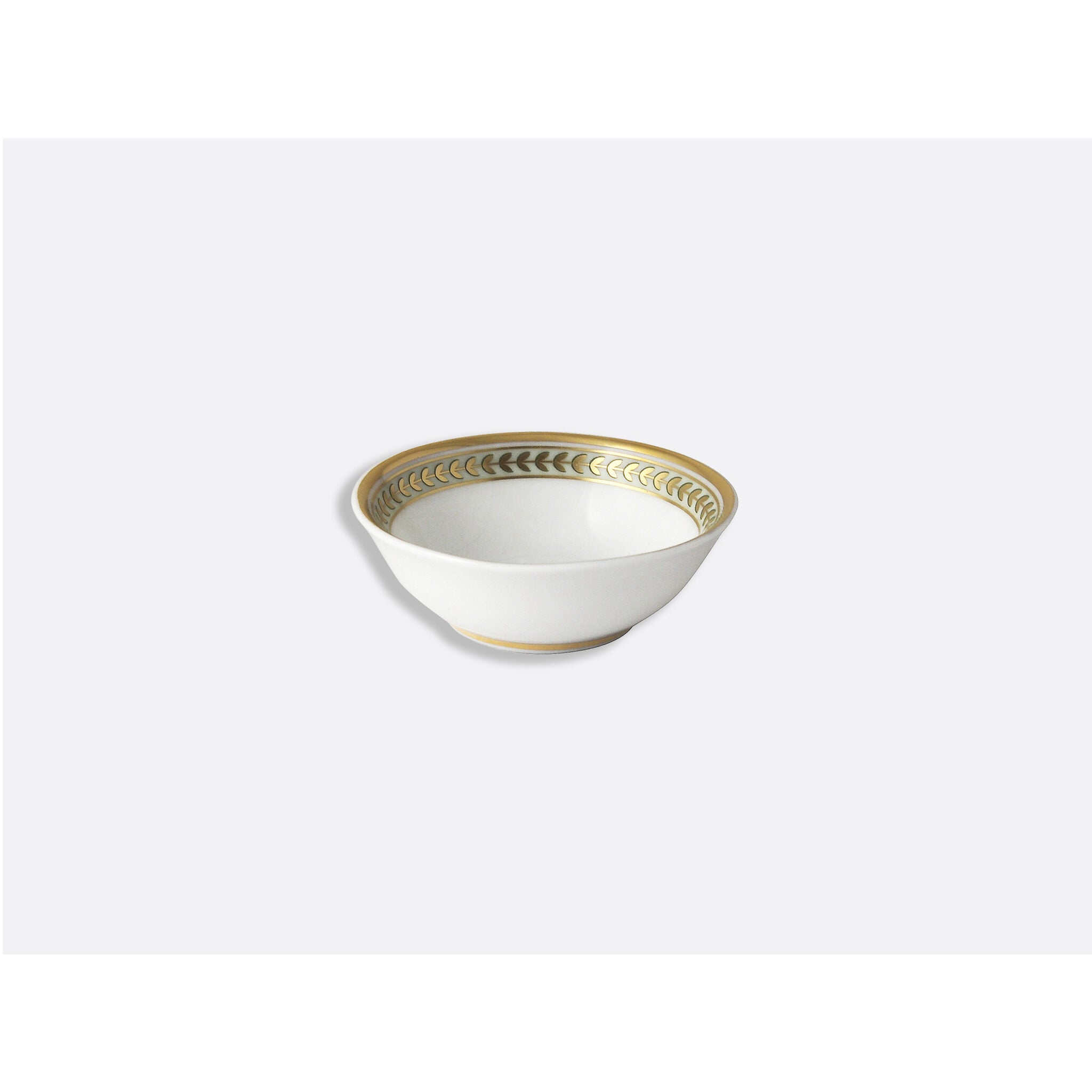 Bernardaud Small sauce dish 2.8", Limoges porcelain, Constance collection, on a white background