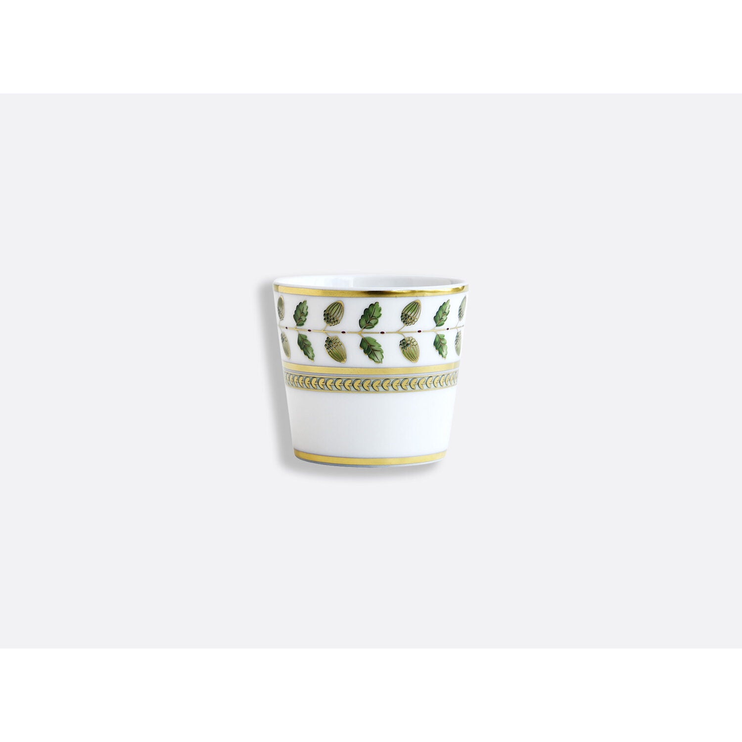 Bernardaud Sugar bowl 2 oz, Limoges porcelain, Constance collection, on a white background
