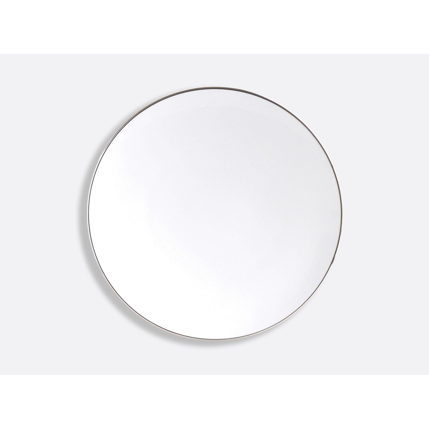 Bernardaud Dinner plate 10.6", Limoges porcelain, Cristal collection, on a white background