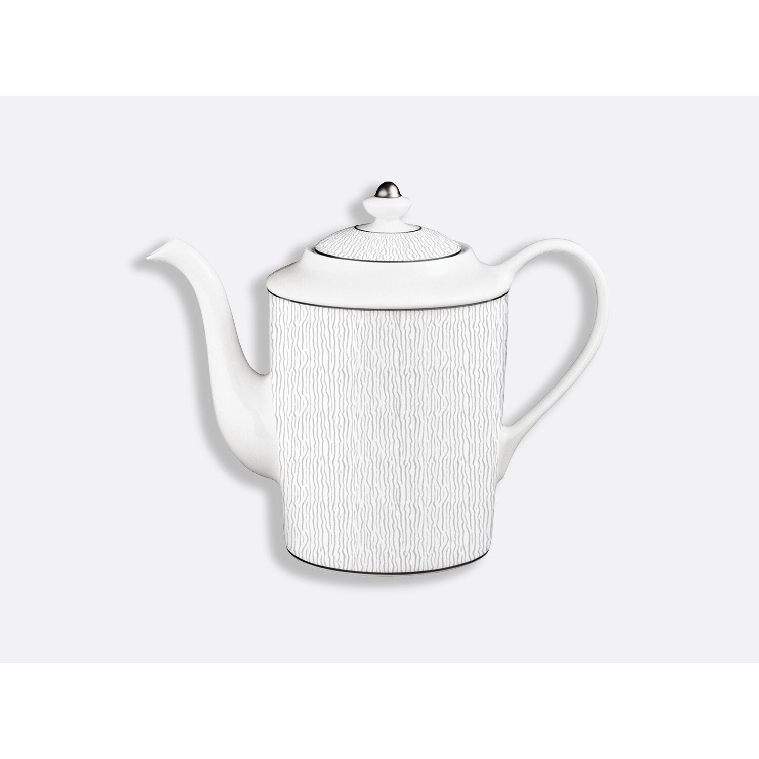 Bernardaud Coffeepot 12 cups 34 oz, Limoges porcelain, Dune collection, on a white background