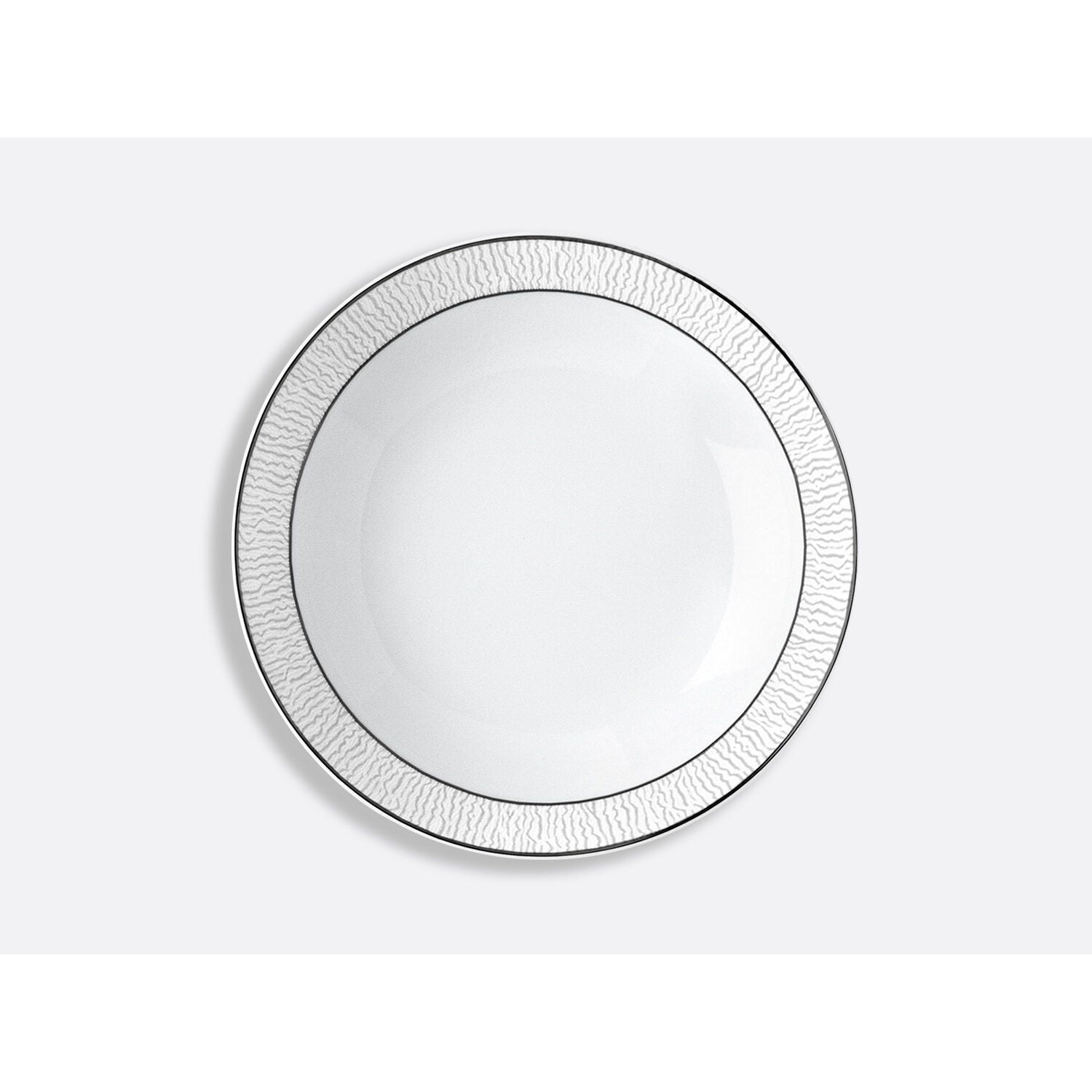 Bernardaud coupe soup 7.5", Limoges porcelain, Dune collection, on a white background