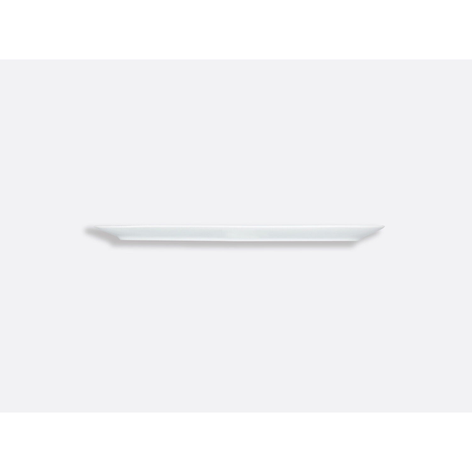 Bernardaud Cake platter 15", Limoges porcelain, Ecume collection, detail view
