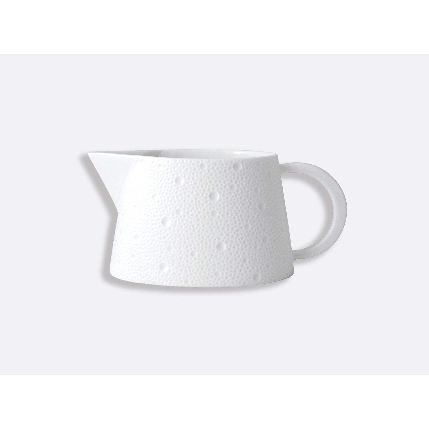 Bernardaud Gravy boat 14 oz, Limoges porcelain, Ecume collection, on a white background