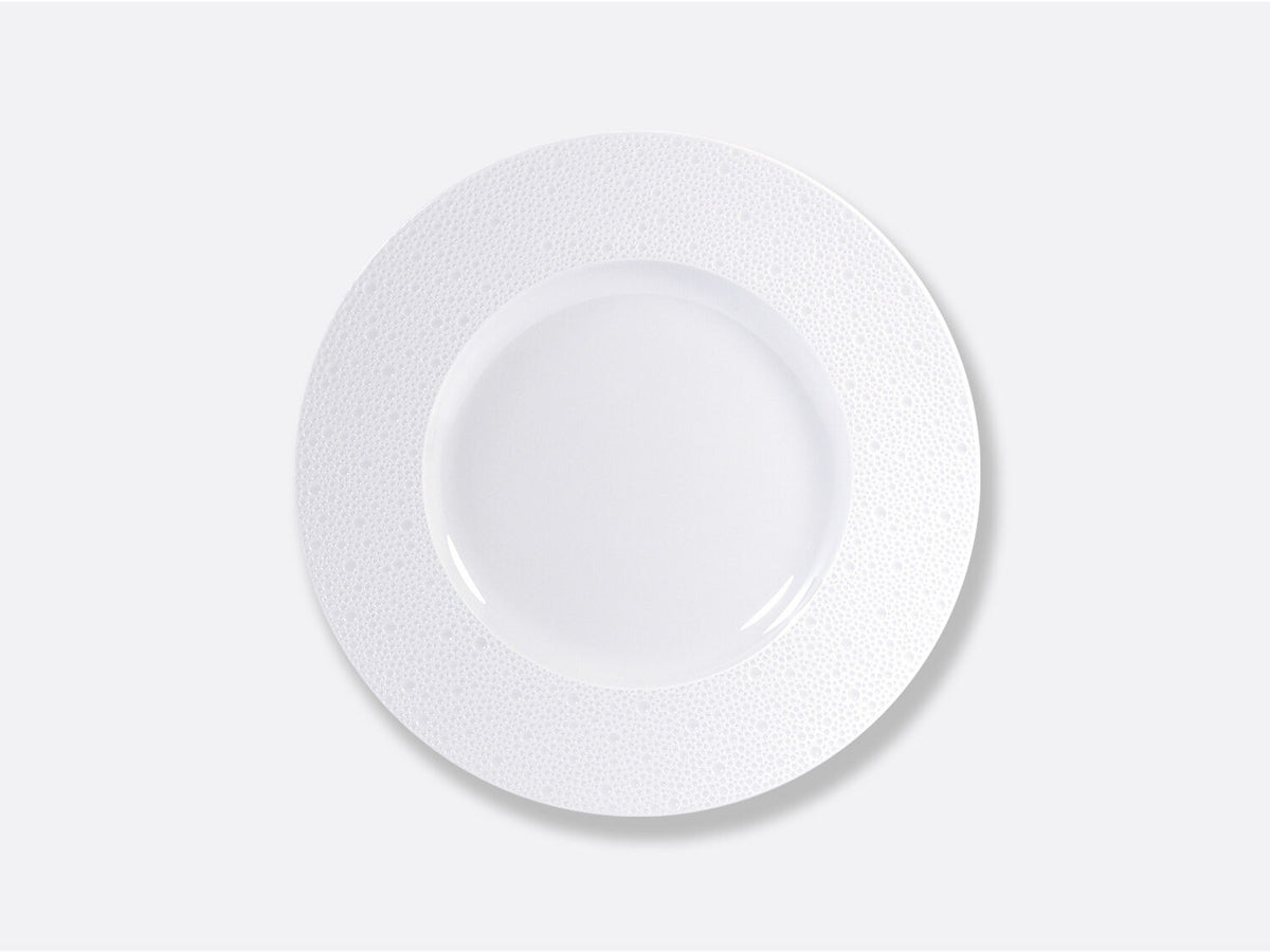 Bernardaud Plate 11.5", Limoges porcelain, Ecume collection, on a white background