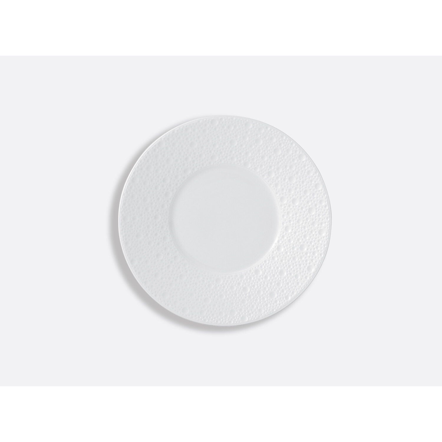 Bernardaud Plate 6.5", Limoges porcelain, Ecume collection, on a white background