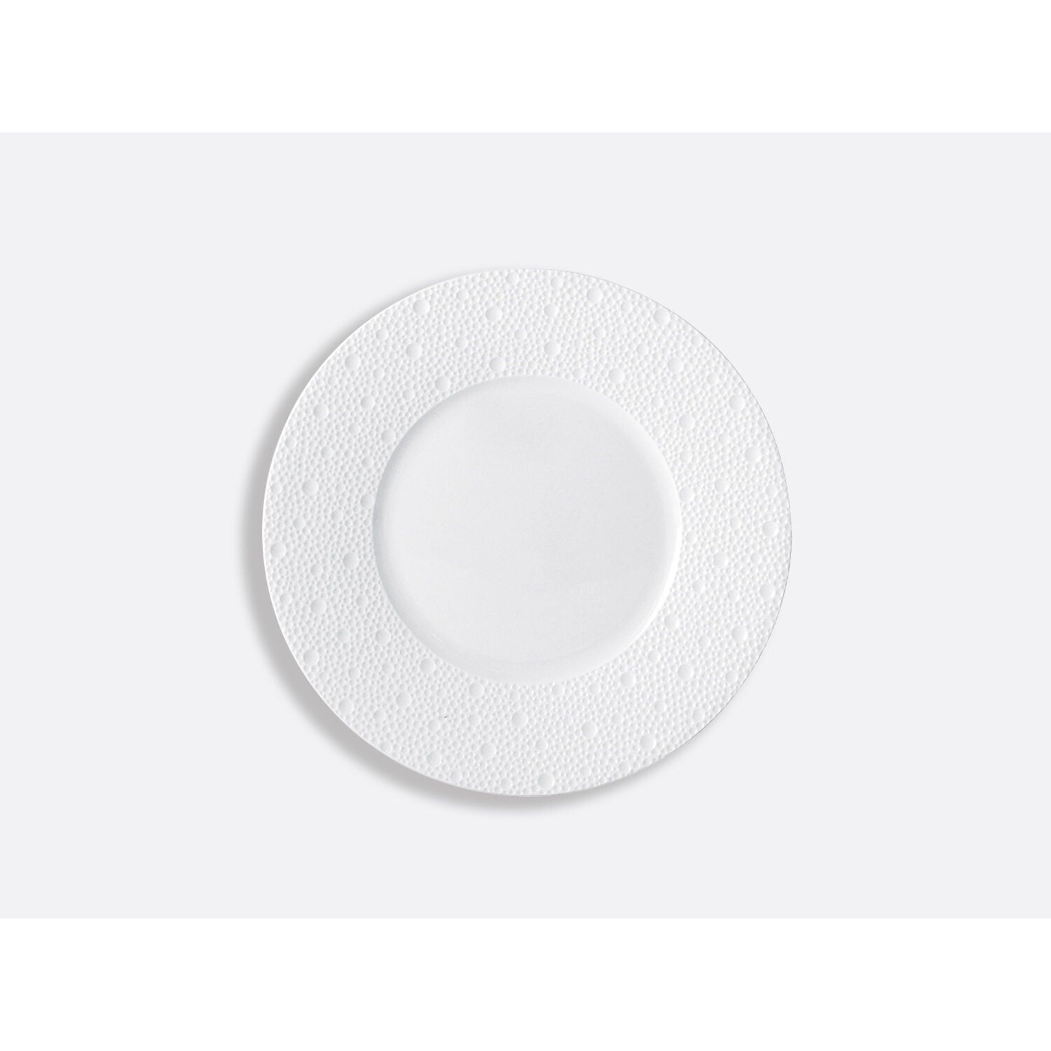 Bernardaud Plate 8.5", Limoges porcelain, Ecume collection, on a white background