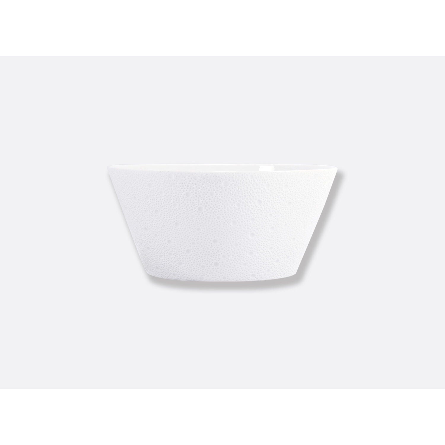 Bernardaud Salad bowl 54 oz, Limoges porcelain, Ecume collection, on a white background